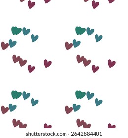 Seamless heart pattern, love heart vector, seamless vector, pattern vector, ornament vector, pattern design, heart background, love symbol, pattern background, heart symbol, Valentine's day