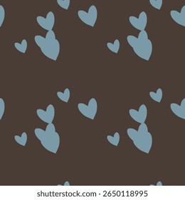 Seamless heart pattern, love heart vector, ornament pattern, heart shape, Valentine's day pattern, vector illustration, pattern background, background design, vector design, love symbol