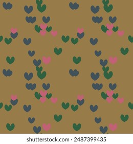 Seamless heart pattern, I love you symbol, ornament pattern, heart vector pattern, heart background, ornaments vector, heart shape vector, background texture, seamless vector
