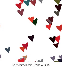 Seamless heart pattern, ornament vector, vector backgrounds, seamless texture, seamless vector, seamless wallpaper, heart vector, pattern design, simple heart pattern, ornamental pattern