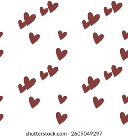 Seamless heart pattern, ornament vector, heart shape vector, seamless vector, vector design, backgrounds and textures, Valentine's day pattern, ornament pattern, seamless texture