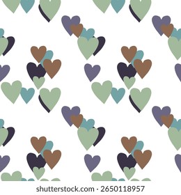 Seamless heart pattern, ornament vector, vector backgrounds, abstract background, heart vector, pattern design, vector abstract, heart background, love symbol, seamless background