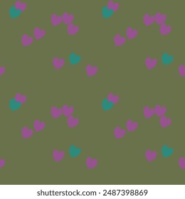 Nahtloses Herzmuster, Ornament Muster, nahtloser Bildschirmhintergrund, nahtlose Vektorgrafik, Muster Vektorgrafik, Herzhintergrund Vektorgrafik, Hintergrundmuster, nahtloser Hintergrund, Herzform, Ornament Vektorgrafik
