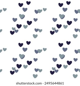 Seamless heart pattern, ornamental pattern, heart background, love heart vector, heart symbol, vector shapes, abstract background, Valentine's day, pattern background, background vector
