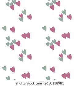 Seamless heart pattern, ornamental pattern, heart symbol, Valentine's day pattern, ornament vector, background pattern, heart shape, vector shapes, seamless wallpaper, background texture