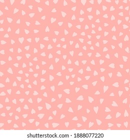 Patrón cardíaco sin foco. Ilustración de dibujo a mano repetitiva. Excelente para postales de San Valentín, diseños de bodas.