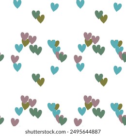 Seamless heart pattern, heart shape, art vector, abstract background, seamless texture, I love you symbol, heart vector, pattern background, seamless vector, pattern vector, ornament pattern