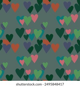 Seamless heart pattern, heart shape vector, abstract background, seamless background, vector pattern, ornamental pattern, simple heart pattern, ornaments vector, heart symbol