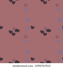 Seamless heart pattern, heart shape vector, abstract background, ornaments vector, Valentine's day pattern, background vector, heart background, seamless background, ornament pattern