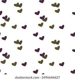Seamless heart pattern, simple heart pattern, heart vector pattern, pattern background, I love you symbol, background design, vector background, vector illustration, seamless texture