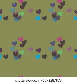 Seamless heart pattern, heart symbol, pattern vector, background pattern, heart shape, heart vector, ornament vector, vector background, love symbol, seamless texture, seamless wallpaper