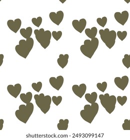 Seamless heart pattern, seamless texture, background texture, pattern design, Valentine's day pattern, vector art, heart vector pattern, heart shape, seamless wallpaper, ornaments vector
