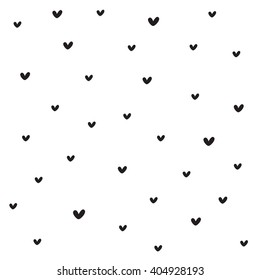 Seamless heart pattern. Texture for paper wrapping, web backgrounds, fabric, decorration, scrapbooks, gift paper, greeting cards...