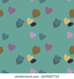 Seamless heart pattern, seamless texture, vector art, vector backgrounds, ornament pattern, seamless wallpaper, heart shape vector, abstract background, ornament vector, heart symbol