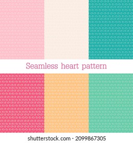 seamless heart pattern For Valentine's Day or on the days of love vector