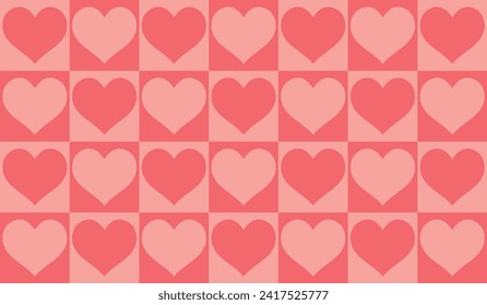 seamless heart pattern  for valentine's day background , 