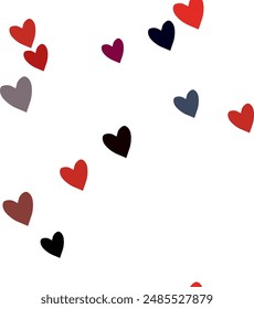 Seamless heart pattern, Valentine's day pattern, vector background, vector illustration, vector design, seamless vector, seamless background, ornament pattern, background pattern