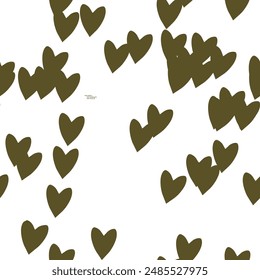 Seamless heart pattern, Valentine's day, vector illustration, love heart vector, heart shape vector, background design, seamless vector, ornament pattern, heart background, love symbol
