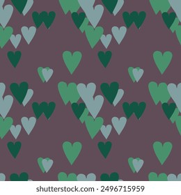 Seamless heart pattern, Valentine's day, vector shapes, vector design, heart shape, I love you symbol, simple heart pattern, heart background vector, ornamental pattern, pattern vector