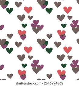 Seamless heart pattern, Valentine's day, pattern background, ornaments vector, vector abstract, pattern vector, abstract background, seamless background, pattern design, seamless texture