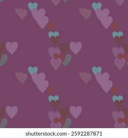 Seamless heart pattern, vector abstract, love symbol, background vector, seamless wallpaper, background design, pattern background, seamless background, ornament pattern, heart symbol