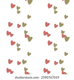 Seamless heart pattern, vector background, ornamental pattern, pattern background, Valentine's day, ornaments vector, love heart vector, heart shape, pattern design, background texture
