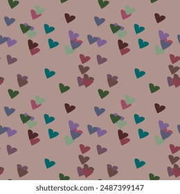 Seamless heart pattern, vector backgrounds, heart background vector, pattern background, vector illustration, Valentine's day pattern, vector pattern, love symbol, heart symbol