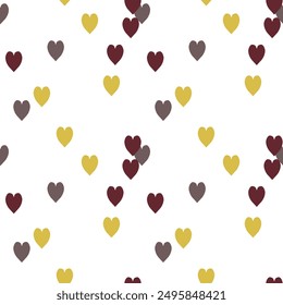 Seamless heart pattern, vector design, cute heart pattern, heart background pattern, heart symbol, ornamental pattern, background vector, seamless vector, love symbol, abstract background