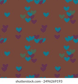 Seamless heart pattern, vector design, pattern design, background vector, vector illustration, heart symbol, heart shape vector, Valentine's day, pattern background, background texture