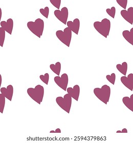 Seamless heart pattern, vector design, vector pattern, ornaments vector, background design, love heart vector, background texture, pattern design, heart shape, ornament pattern
