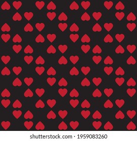 seamless heart pattern vector illustration love classic valentine background