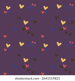 Seamless heart pattern, heart vector, vector illustration, seamless vector, background texture, seamless texture, vector backgrounds, Valentine's day pattern, pattern design