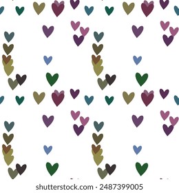 Seamless heart pattern, pattern vector, ornamental pattern, background pattern, background vector, heart vector, I love you symbol, vector design, background design, heart symbol
