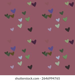 Seamless heart pattern, heart vector, ornaments vector, seamless wallpaper, vector design, background vector, pattern background, heart shape, background texture, seamless background