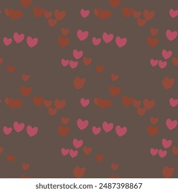 Seamless heart pattern, pattern vector, heart shape vector, Valentine's day, vector illustration, seamless wallpaper, heart background pattern, vector abstract, background design