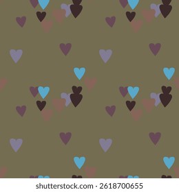 Seamless heart pattern, vector shapes, ornamental pattern, vector design, pattern background, seamless texture, vector pattern, seamless background, ornament vector, background texture