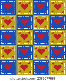 seamless heart pattern is a very beautiful decoration, seamless pattern valentine decoration, wallpaper, seamless pattern design, seamless pattern heart background