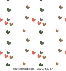 Seamless heart pattern, seamless wallpaper, background vector, abstract background, Valentine's day pattern, seamless vector, heart shape vector, pattern background, background texture