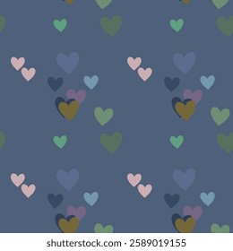 Seamless heart pattern, seamless wallpaper, heart vector, heart symbol, background texture, heart background, ornament vector, vector abstract, background pattern, Valentine's day