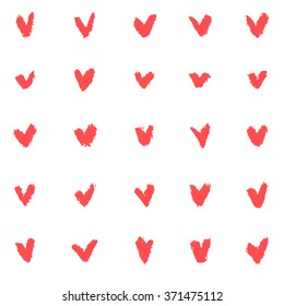 seamless heart pattern,hand drawn heart background
