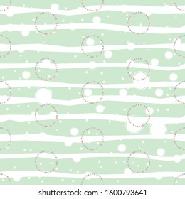 Seamless Heart Rings Pattern on dark. Hand Drawn Design. Great for wall art design, gift paper, wrapping, fabric, textile, etc.
