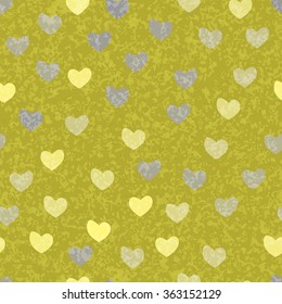 Seamless heart shape pattern for background