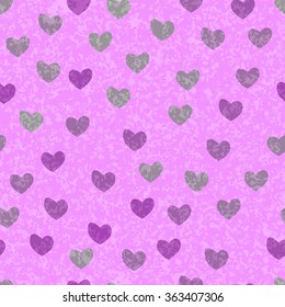 Seamless heart shape pattern for background