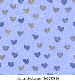 Seamless heart shape pattern. In eps 10 format