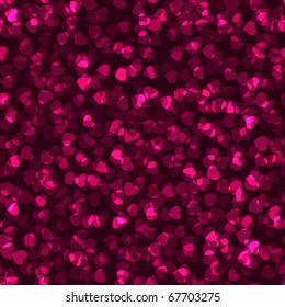 Seamless heart texture swatch ready. EPS 8 vector file included