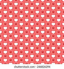 Seamless Heart Texture for Valentines day