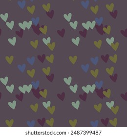 Seamless heart vector, abstract background, vector backgrounds, love heart vector, vector shapes, heart pattern, heart shape, pattern design, pattern background, Valentine's day pattern