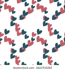 Seamless heart vector, vector abstract, background pattern, seamless background, pattern vector, seamless texture, heart symbol, background design, Valentine's day, seamless patterns