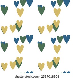 Seamless heart vector, background design, simple heart pattern, Valentine's day pattern, pattern background, vector abstract, seamless pattern, ornament vector, background vector