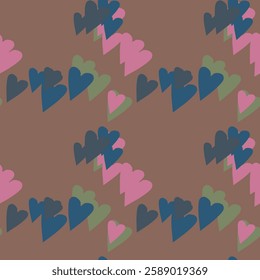 Seamless heart vector, background design, love symbol, vector shapes, background vector, ornaments vector, simple heart pattern, seamless texture, heart symbol, Valentine's day pattern